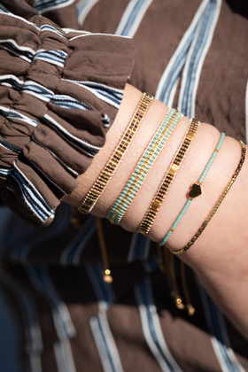 heart bracelet aqua  - pict. 2