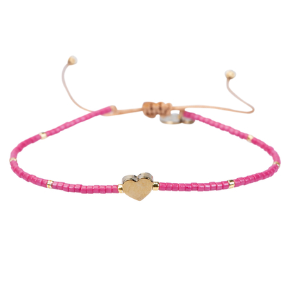 heart bracelet cerise - pict. 1
