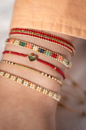 heart bracelet red - pict. 5