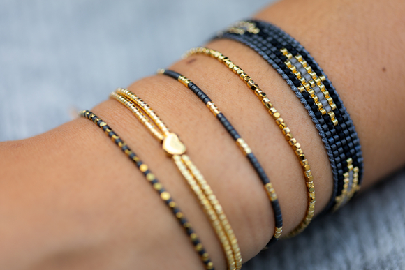 gigi black grijs silk goud - afb. 2