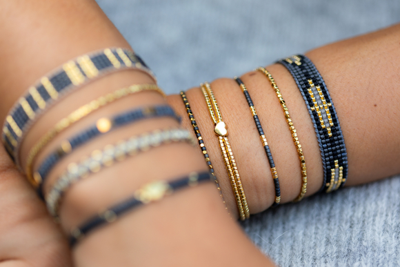 gigi black grijs silk goud - afb. 4