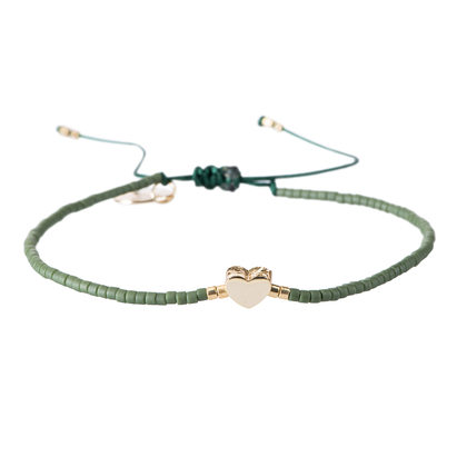 heart green gold - afb. 1