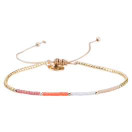 isa pink peach-orange white beige