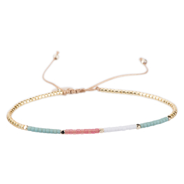 isa aqua pink white gold