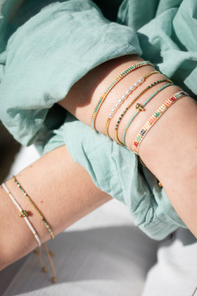 july red aqua seagreen peach gold - afb. 4