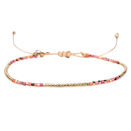 pearls peach orange / gold - afb. 3