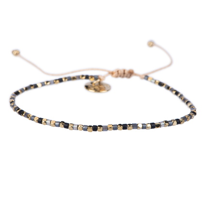 renee black grey silk gold - afb. 1