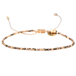 rosa brown champagne silk gold