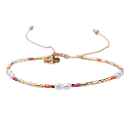 summer multicolor cerise pink peach orange gold