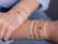 summer multicolor cerise pink peach orange gold - afb. 2
