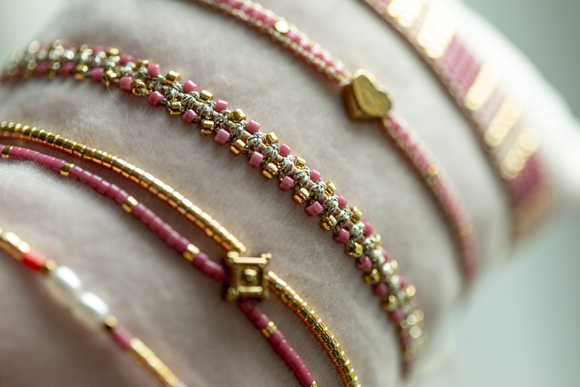 summer multicolor cerise pink peach orange gold - afb. 4