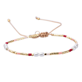 summer multicolor red pink peach